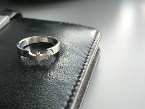 BATMAN SILVER RING BAND