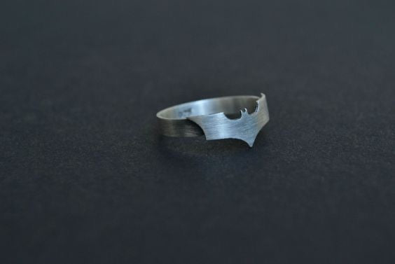 BATMAN SILVER RING BAND