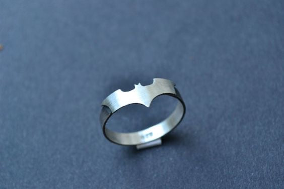 BATMAN SILVER RING BAND